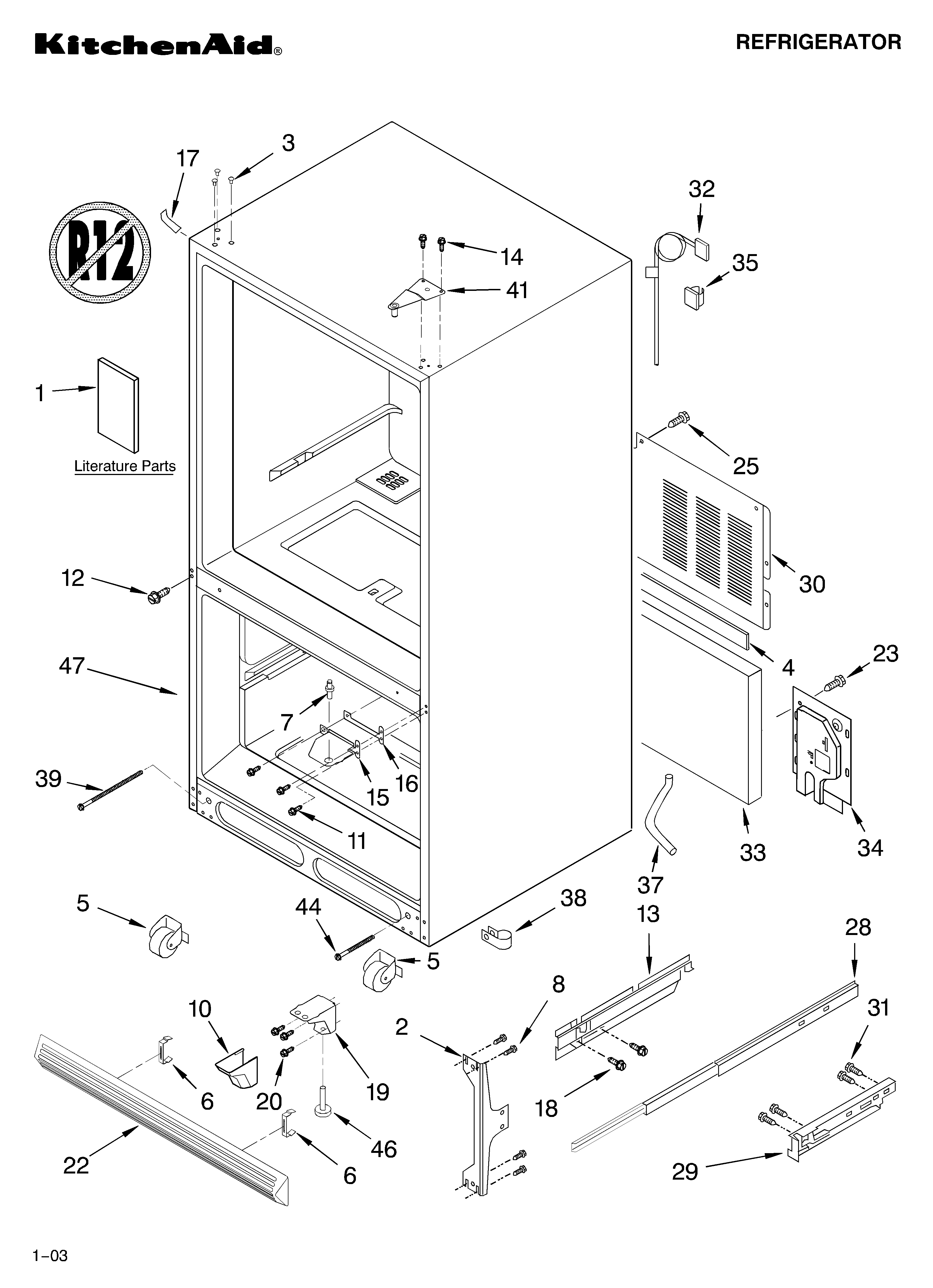 Cabinet parts