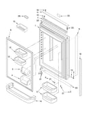 Refrigerator door parts