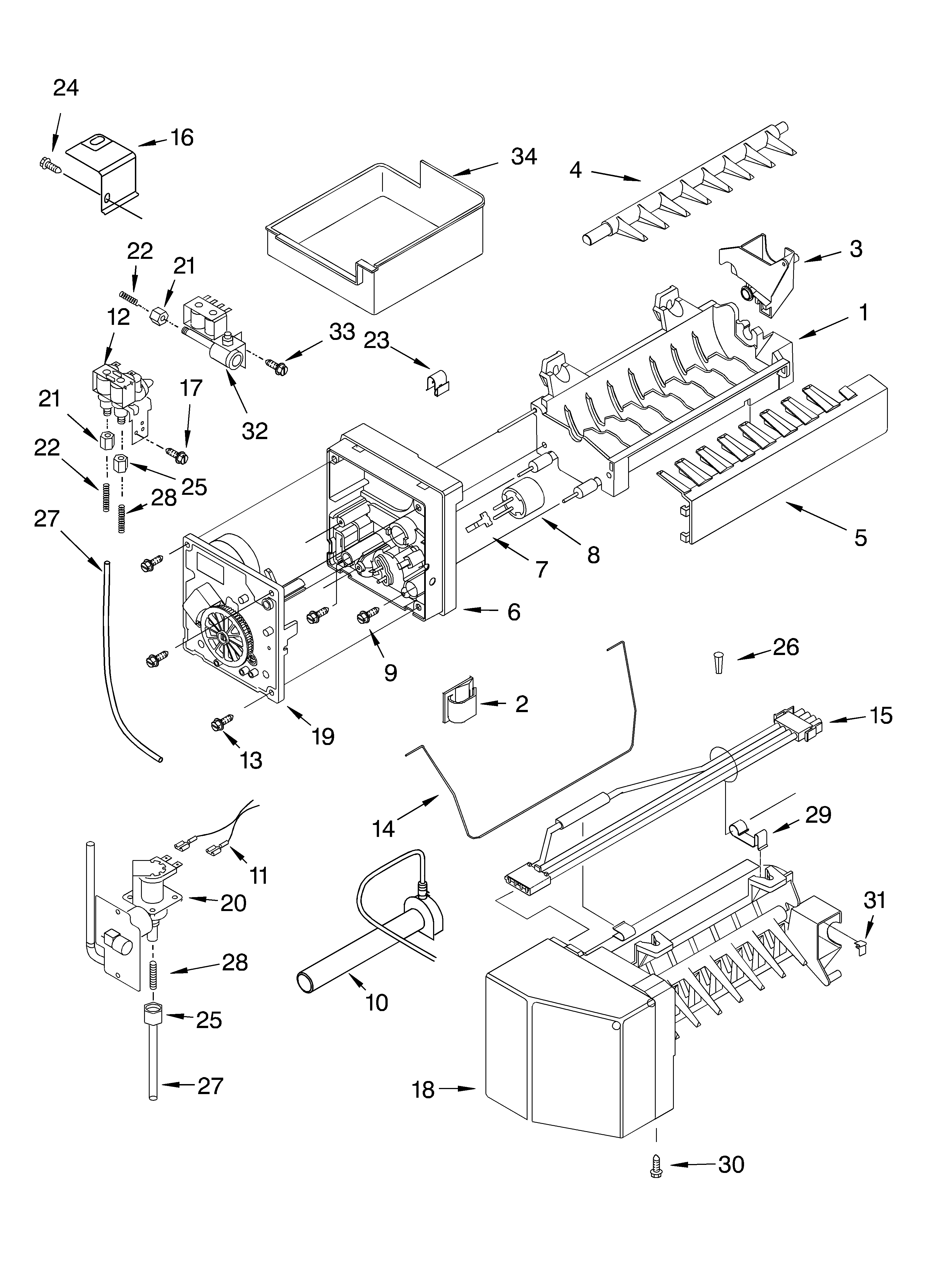 Icemaker parts