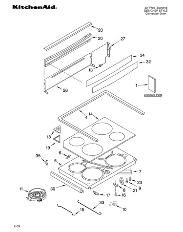 Cooktop parts