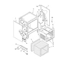 KitchenAid KERC608LSS0 oven chassis parts diagram