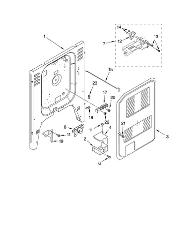 Rear chassis parts