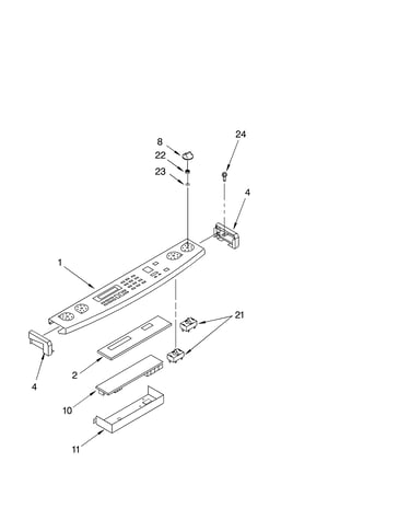 Control panel parts