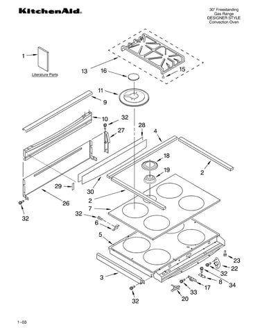 Cooktop parts