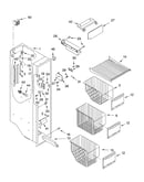 Freezer liner parts