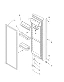 Refrigerator door parts