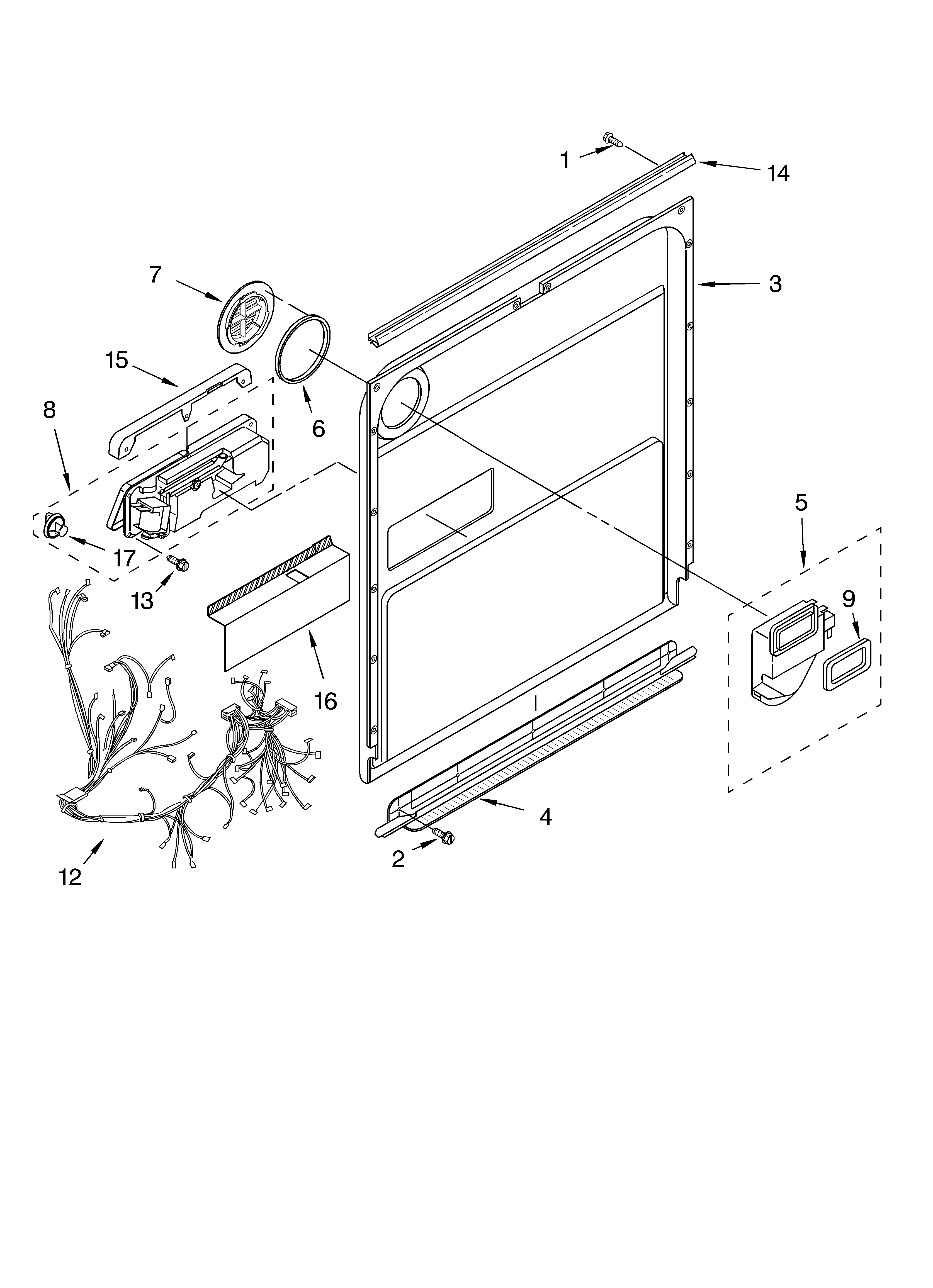 DOOR AND LATCH PARTS