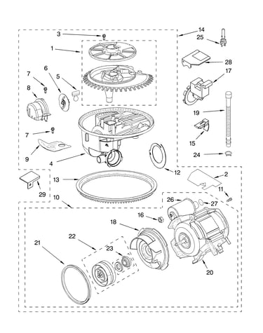 Pump and motor parts