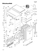 Cabinet liner and door parts