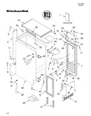 Cabinet liner and door parts