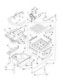 Evaporator ice cutter grid and water parts