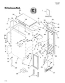 Cabinet liner and door parts