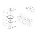Magnetron and turntable parts