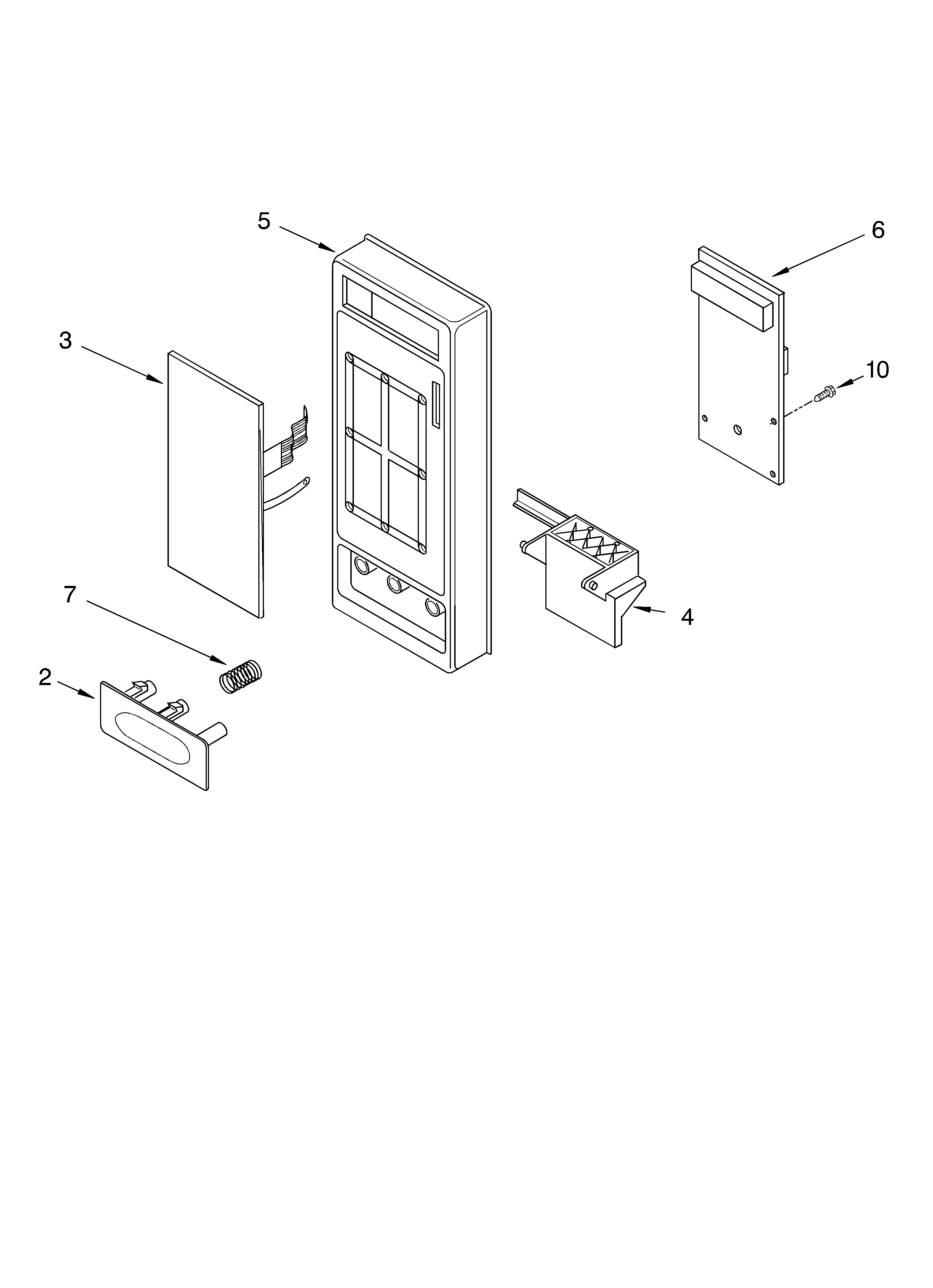 Control panel parts