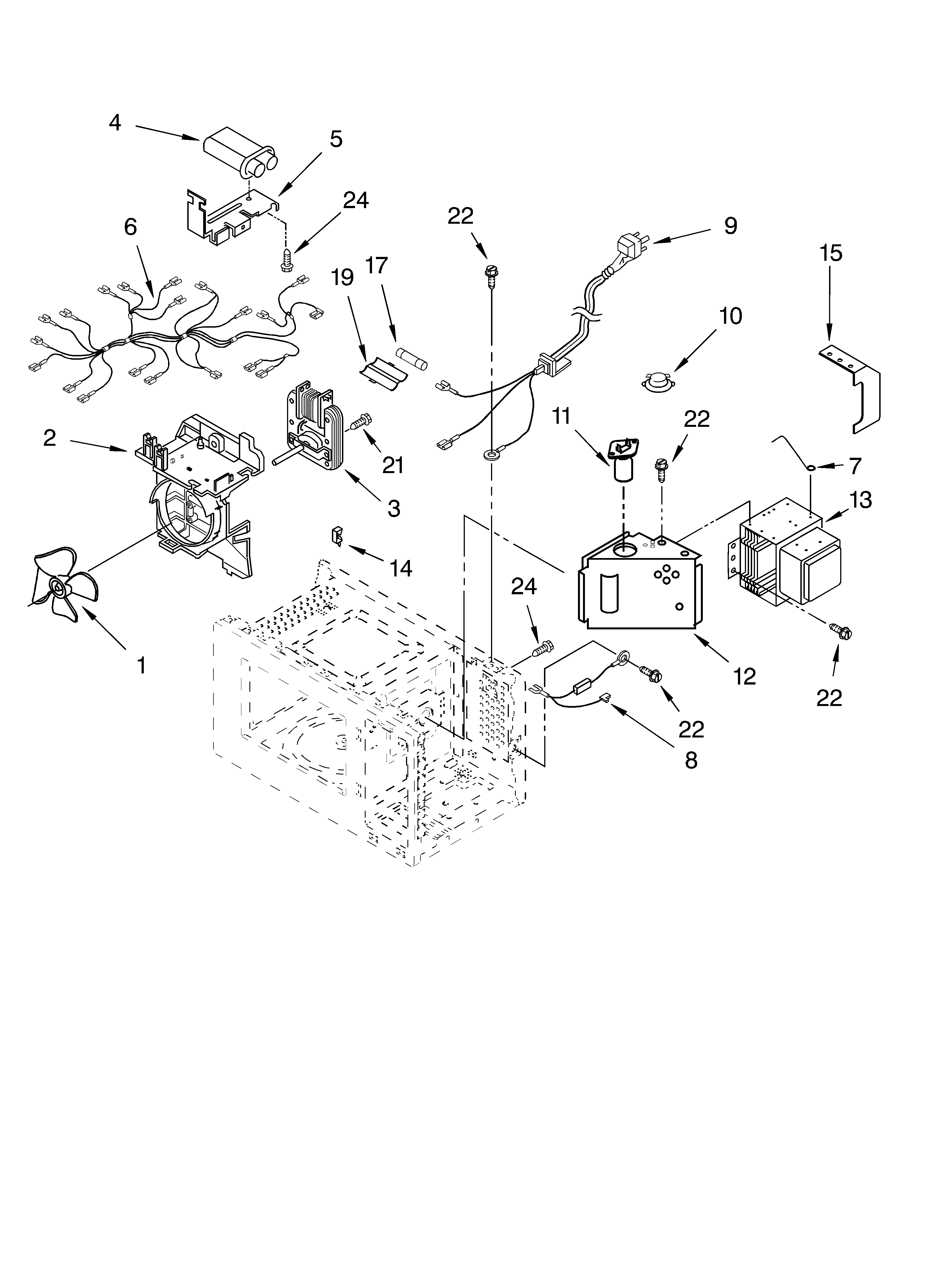 Oven interior parts