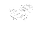 Whirlpool RBS245PDB15 top venting parts, optional parts diagram
