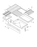 Drawer & broiler parts, miscellaneous parts