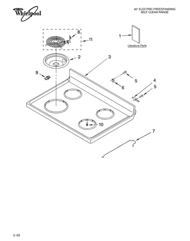 Cooktop parts