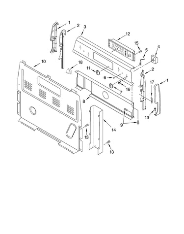 Control panel parts