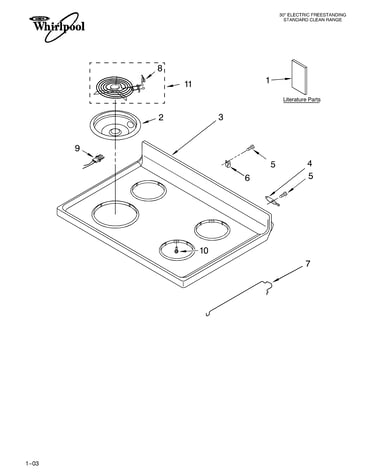 Cooktop parts