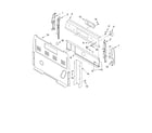 Whirlpool RF362BXKW1 control panel parts diagram