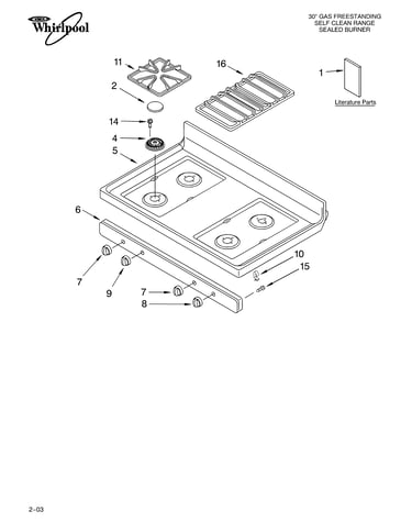 Cooktop parts