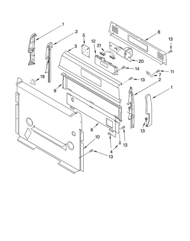 Control panel parts
