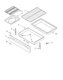 Drawer & broiler parts, miscellaneous parts