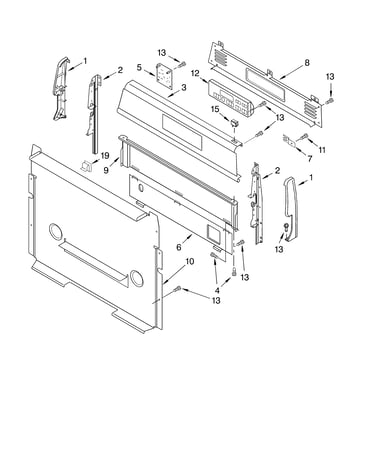 Control panel parts