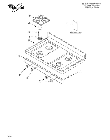 Cooktop parts