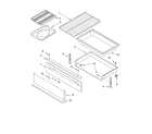 Whirlpool SF379LEKQ2 drawer & broiler parts diagram