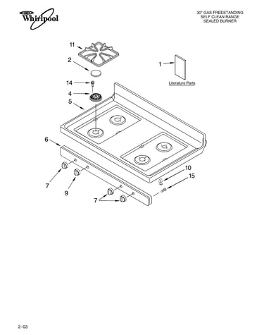Cooktop parts