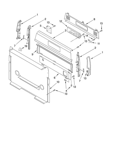 Control panel parts