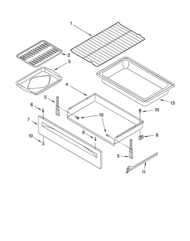 Drawer & broiler parts