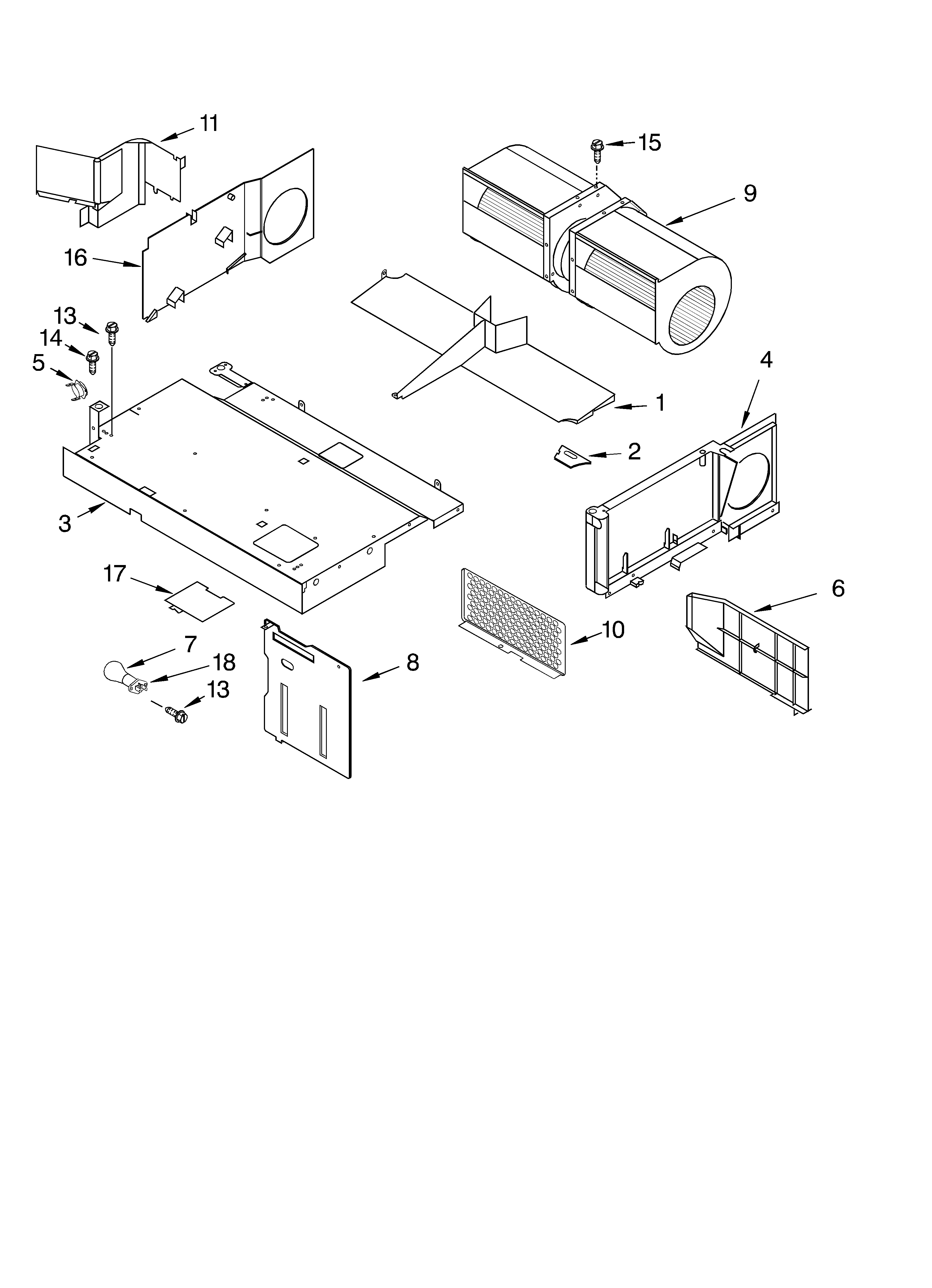Air flow parts