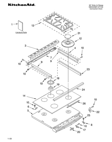 Cooktop parts