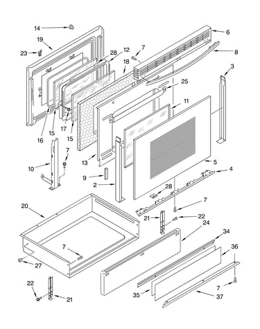 Door and drawer parts