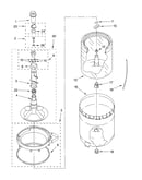 Agitator, basket and tub parts