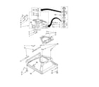 Whirlpool 3RLSQ8533JQ2 machine base parts diagram