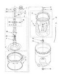 Agitator, basket and tub parts