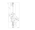 Whirlpool 3XLBR8543JQ1 brake and drive tube parts diagram