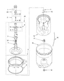 Agitator, basket and tub parts