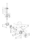 Brake, clutch, gearcase, motor and pump parts
