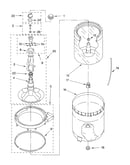 Agitator, basket and tub parts