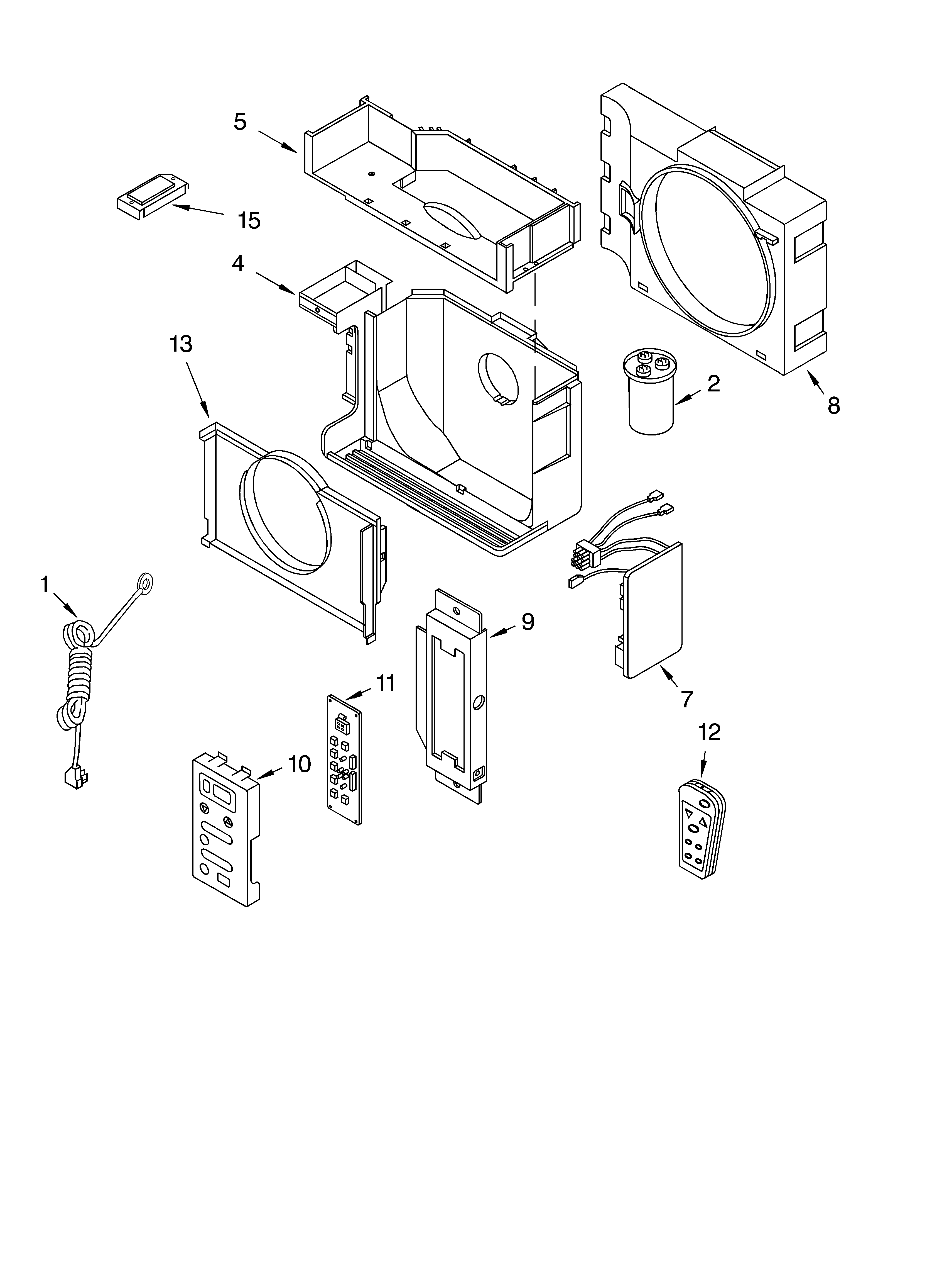 Airflow and control parts