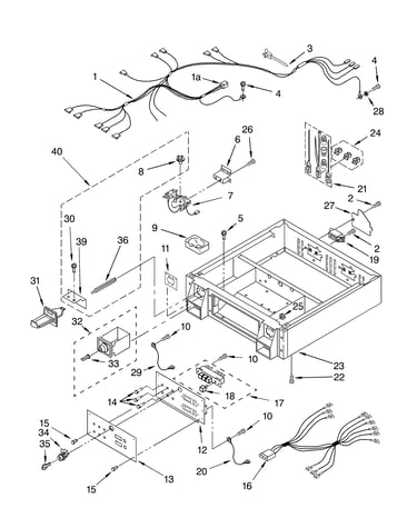 Control panel and separator parts