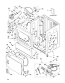 Lower cabinet and front panel parts