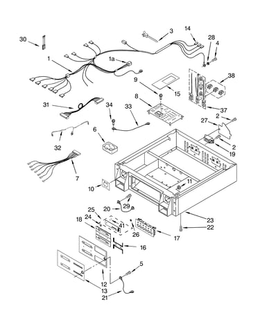 Control panel and separator parts