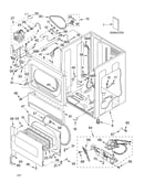 Lower cabinet and front panel parts