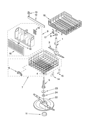 Dishrack parts